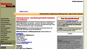 What German-tools.com website looked like in 2017 (7 years ago)