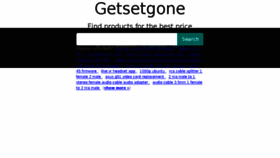 What Getsetgone.com website looked like in 2017 (7 years ago)
