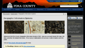 What Gis.pima.gov website looked like in 2017 (7 years ago)