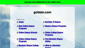 What Golstan.com website looked like in 2017 (7 years ago)