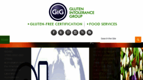 What Gluten.org website looked like in 2017 (7 years ago)