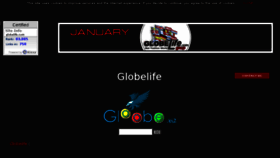What Globelife.eu website looked like in 2017 (7 years ago)