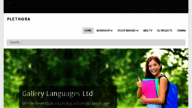 What Gallerylanguages.com website looked like in 2017 (7 years ago)