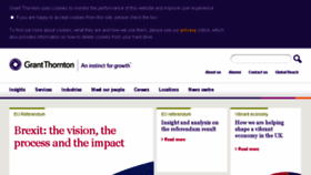 What Grant-thornton.co.uk website looked like in 2017 (7 years ago)