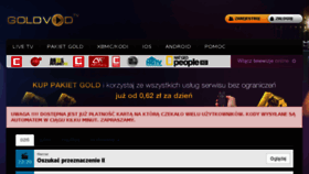 What Goldvod.tv website looked like in 2017 (7 years ago)