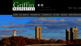 What Griffinpropertiesinc.com website looked like in 2017 (7 years ago)