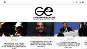 What Gatestone.eu website looked like in 2017 (7 years ago)