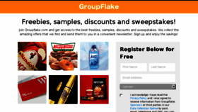 What Groupflake.com website looked like in 2017 (7 years ago)