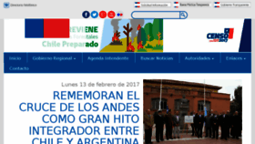 What Gorecoquimbo.cl website looked like in 2017 (7 years ago)