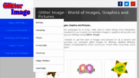 What Glitterimage.info website looked like in 2017 (7 years ago)