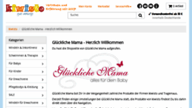 What Glueckliche-mama.de website looked like in 2017 (7 years ago)