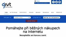 What Givt.cz website looked like in 2017 (7 years ago)