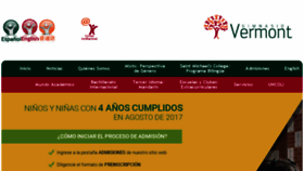 What Gimnasiovermont.edu.co website looked like in 2017 (7 years ago)