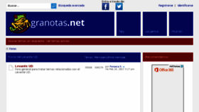 What Granotas.net website looked like in 2017 (7 years ago)