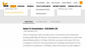 What Gcbbankltd.com website looked like in 2017 (7 years ago)