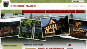 What Gemeinde-mauer.de website looked like in 2017 (7 years ago)