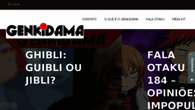 What Genkidama.com.br website looked like in 2017 (7 years ago)