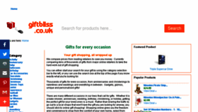 What Giftbliss.co.uk website looked like in 2017 (7 years ago)