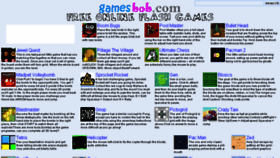 What Gamesbob.com website looked like in 2017 (7 years ago)