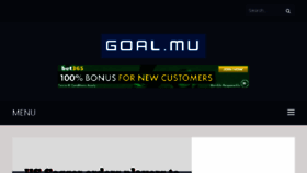 What Goal.mu website looked like in 2017 (7 years ago)