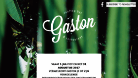 What Gaston-gent.be website looked like in 2017 (7 years ago)