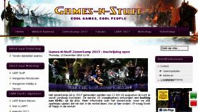 What Gamesnstuff.com website looked like in 2017 (7 years ago)