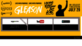 What Gleasontickets.com website looked like in 2017 (7 years ago)
