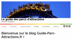 What Guide-parc-attractions.fr website looked like in 2017 (7 years ago)