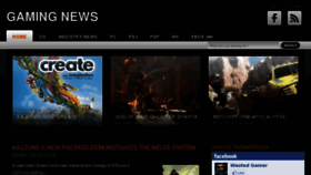 What Gamingnews.in website looked like in 2011 (13 years ago)