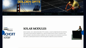 What Goldengatesolartech.com website looked like in 2017 (7 years ago)