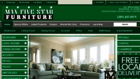 What Gomaxfurniture.com website looked like in 2017 (7 years ago)