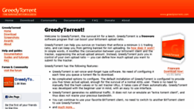 What Greedytorrent.com website looked like in 2017 (7 years ago)