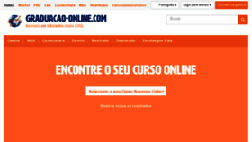 What Graduacao-online.com website looked like in 2017 (7 years ago)