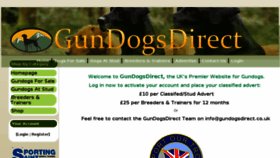 What Gundogsdirect.co.uk website looked like in 2017 (7 years ago)