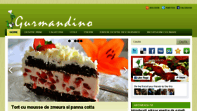 What Gurmandino.ro website looked like in 2017 (7 years ago)