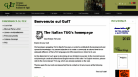 What Guitex.org website looked like in 2017 (7 years ago)