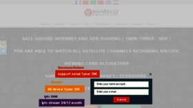 What Gshareco.com website looked like in 2017 (7 years ago)