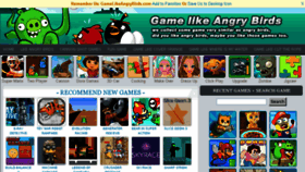 What Gamelikeangrybirds.com website looked like in 2017 (7 years ago)