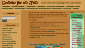 What Gedichte-fuer-alle-faelle.de website looked like in 2017 (7 years ago)