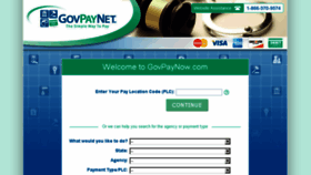 What Govpaynow.com website looked like in 2017 (7 years ago)