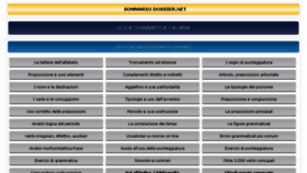 What Grammatica-italiana.dossier.net website looked like in 2017 (7 years ago)