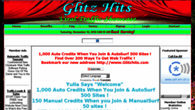 What Glitzhits.com website looked like in 2017 (7 years ago)