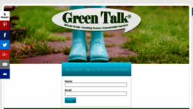 What Green-talk.com website looked like in 2017 (7 years ago)