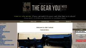 What Gandrtactical.com website looked like in 2017 (7 years ago)
