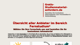 What Gratis-studienmaterial-anfordern.de website looked like in 2017 (7 years ago)