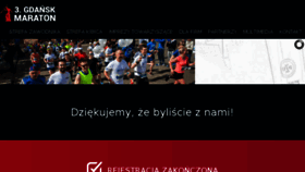 What Gdanskmaraton.pl website looked like in 2017 (7 years ago)
