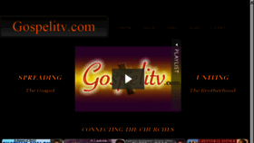 What Gospelitv.com website looked like in 2017 (7 years ago)