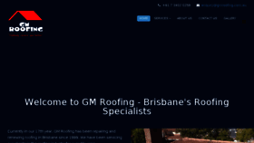 What Gmroofing.com.au website looked like in 2017 (7 years ago)