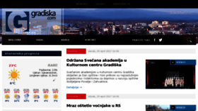 What Gradiska.com website looked like in 2017 (7 years ago)