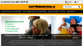 What Golvvarmebutiken.se website looked like in 2017 (7 years ago)